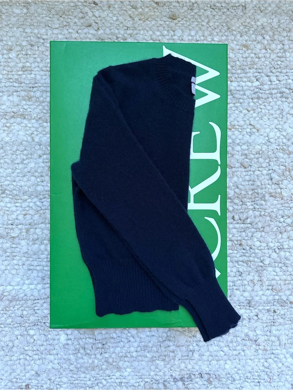 J. Crew Navy Crop Cashmere Sweater Excellent condition Size XS